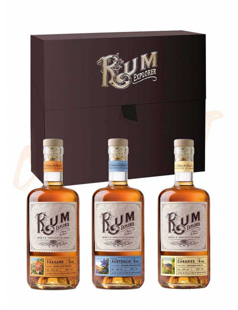 Coffret cadeau Plantation Rum - 6 rhums du monde - Plantation Rum