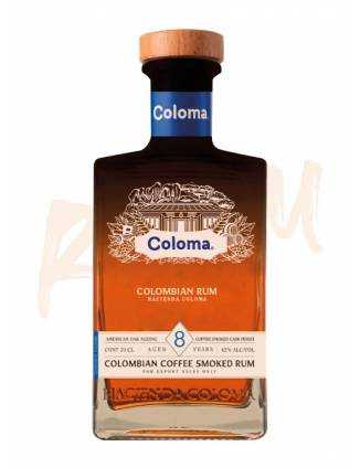 Rhum COLOMA 8 ans Coffret Cadeau + 1 Mignonette Liqueur Café Coloma