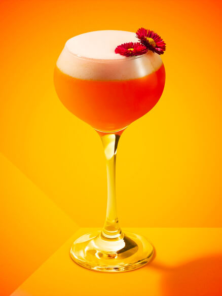 Cocktail orange mingle à base de whisky