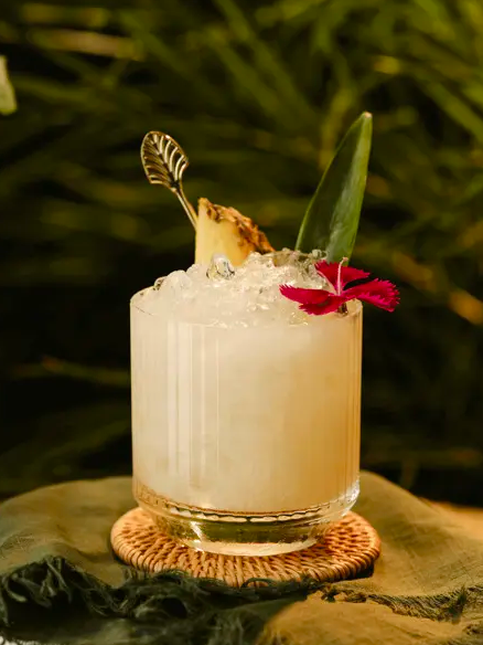 Cocktail Trinidad Thunder à base de liqueur Chamarel