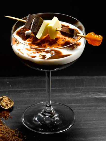 Cocktail Chocolate Parade à base de Rhum blanc HSE