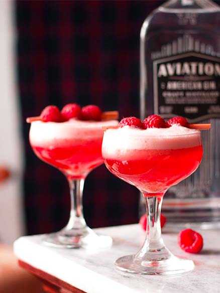 Cocktail à base de Gin Aviation