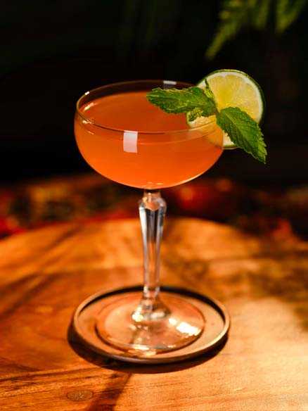 Cocktail Gulf Stream à base de rhum et Champagne
