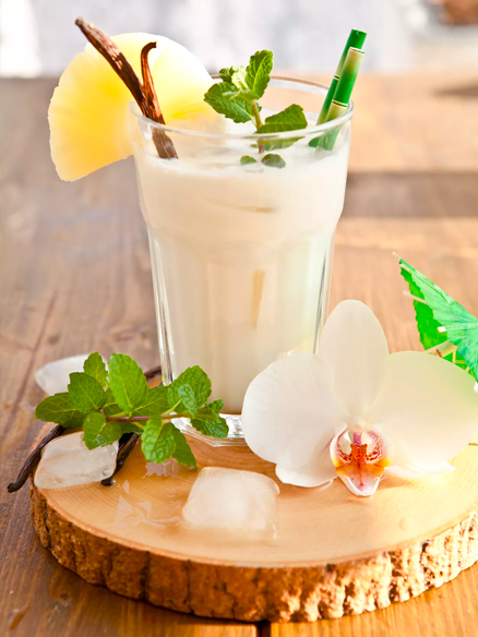 Cocktail Pina colada à base de rhum blanc