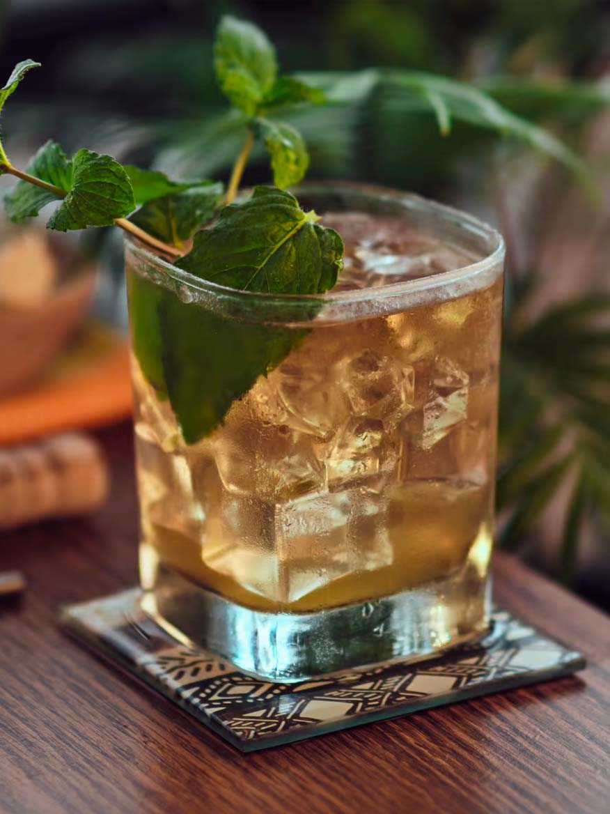 Cocktail Mint Julep à base de whisky Irlandais