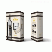 Coffret vodka Beluga Noble avec 1 verre