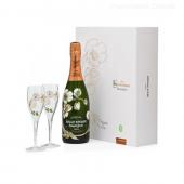 Coffret Champagne Perrier-Jouët Belle Epoque millésimé avec 2 flûtes
