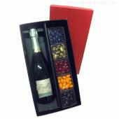 coffret Gourmand champagne et pépites au chocolat