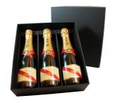Coffret luxe 3 1/2 bouteilles de champagne Mumm Cordon Rouge