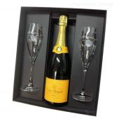 Coffret "Félicitations" avec Champagne Veuve Clicquot