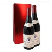 coffret luxe de 2 bouteilles de Bourgogne Pommard 1er cru "les Clos Blancs" 2013 Machard de Gramont