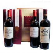 Coffret luxe 3 Bordeaux Domaines & Châteaux