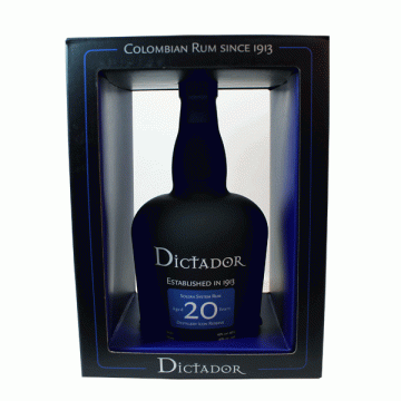 Rhum Dictador 20 ans de Colombie