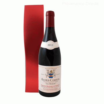 Coffret cadeau Bourgogne Aloxe Corton les Morais 2012 Domaine Machard de Gramont